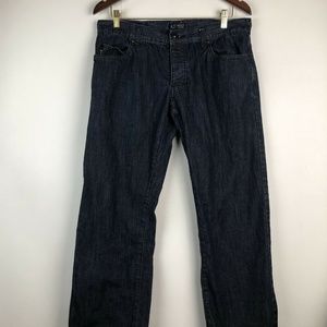 Armani Jeans AJ Straight Leg Classic Wash Jeans